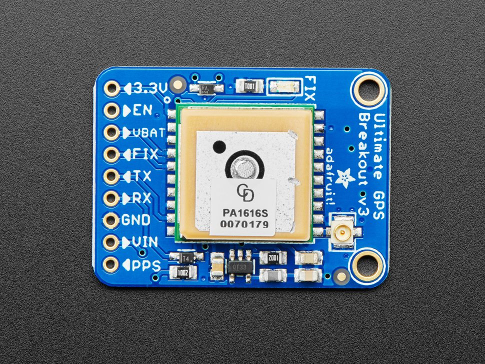 Adafruit Ultimate GPS Breakout - 66 channel w/10 Hz updates - Version 3