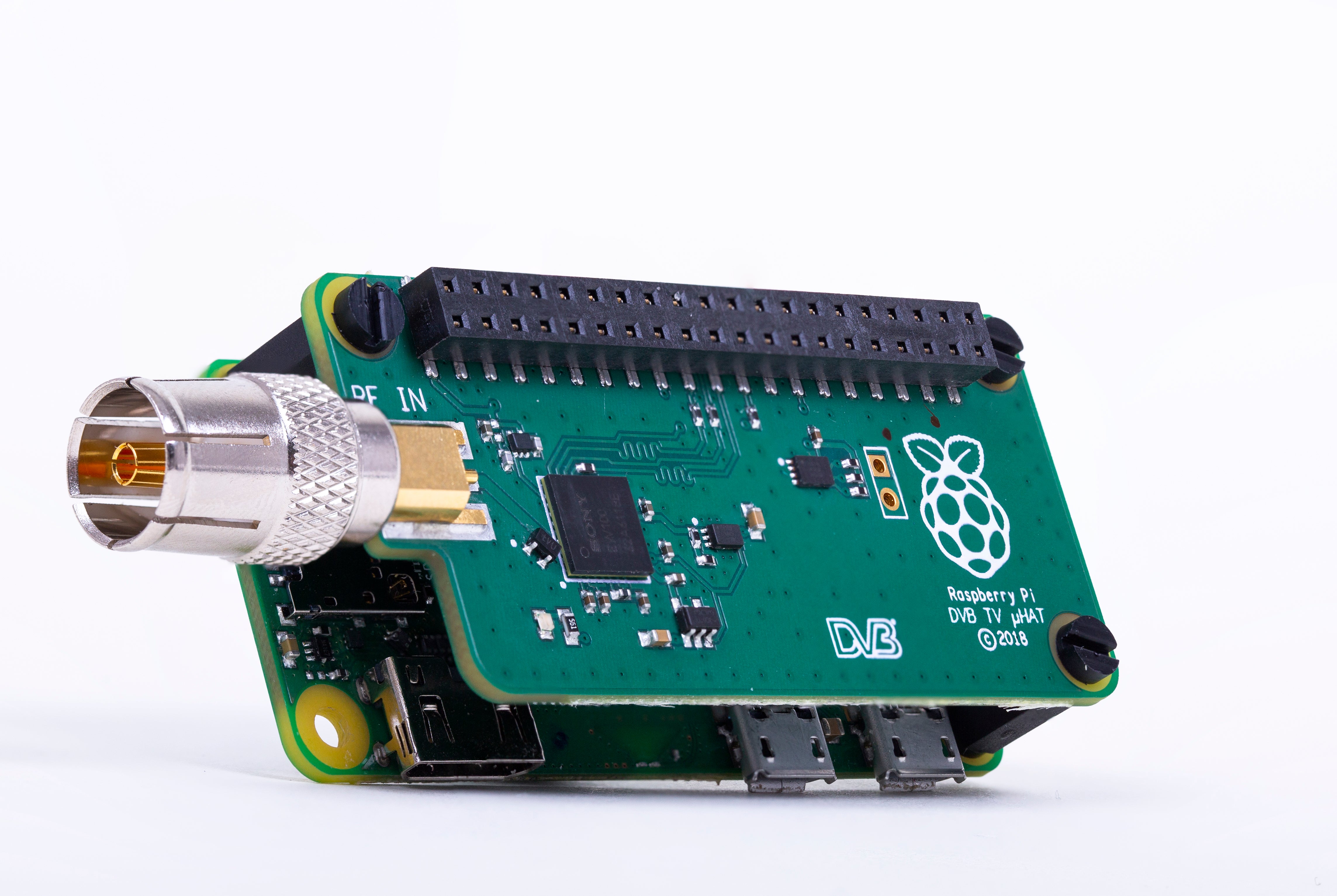 DVB TV μHAT Raspberry Pi Foundation (auch für DVB-T2)