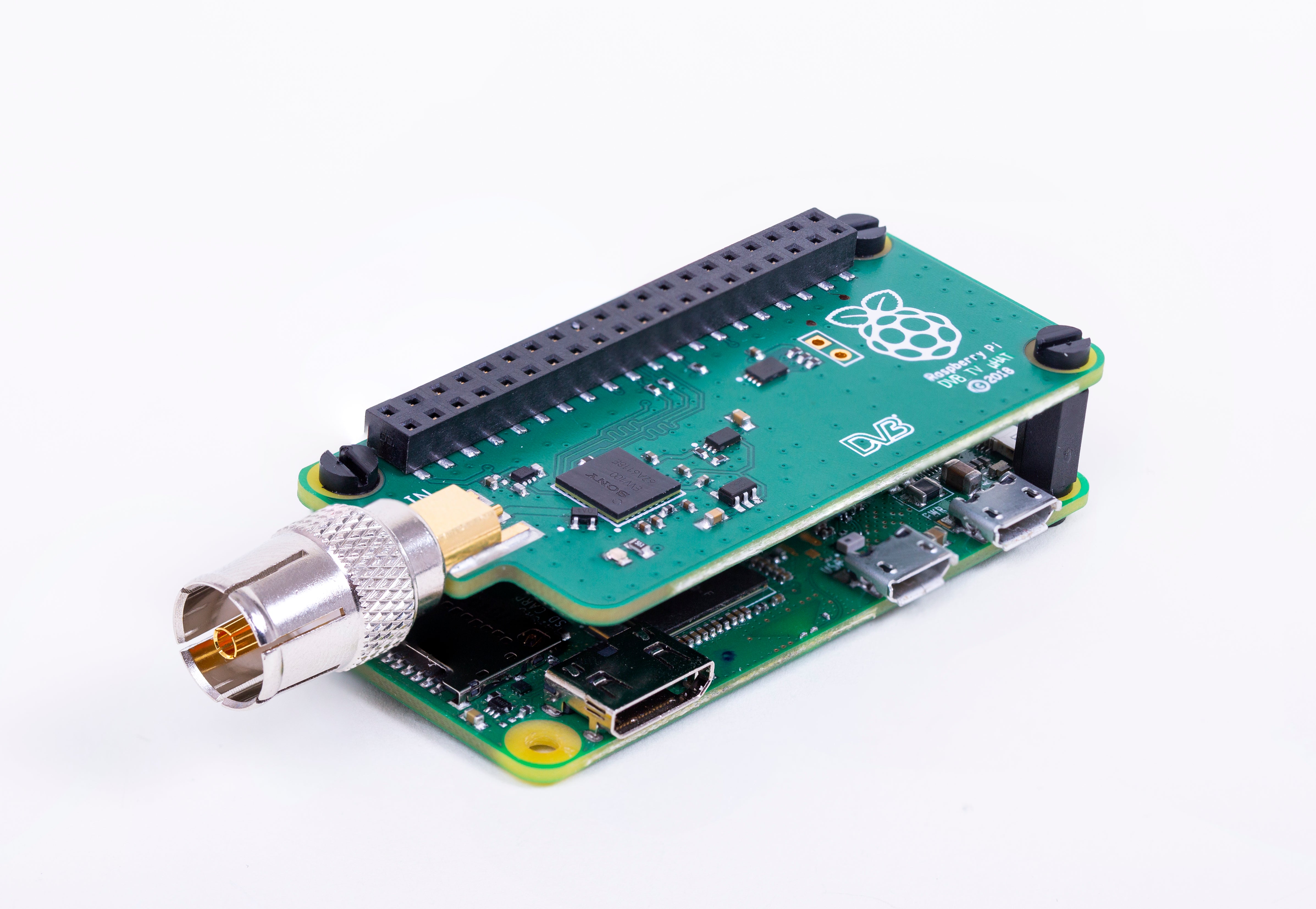 DVB TV μHAT Raspberry Pi Foundation (auch für DVB-T2)