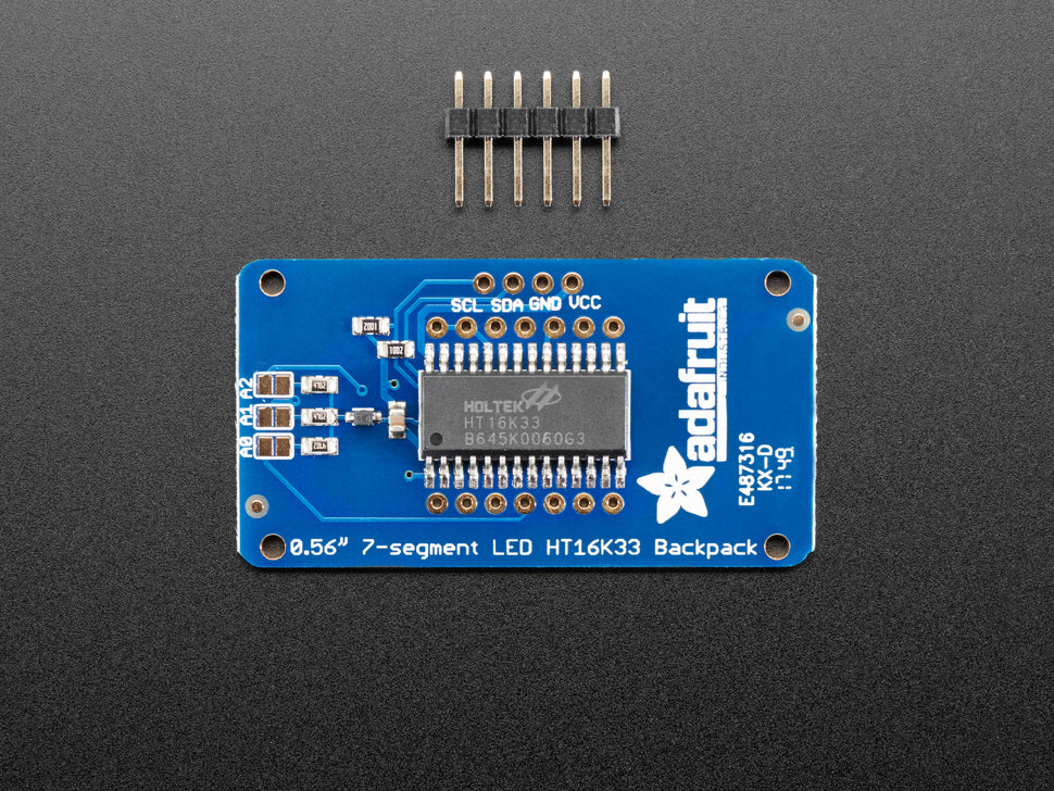 Adafruit 7-Segment LED Matrix Backpack