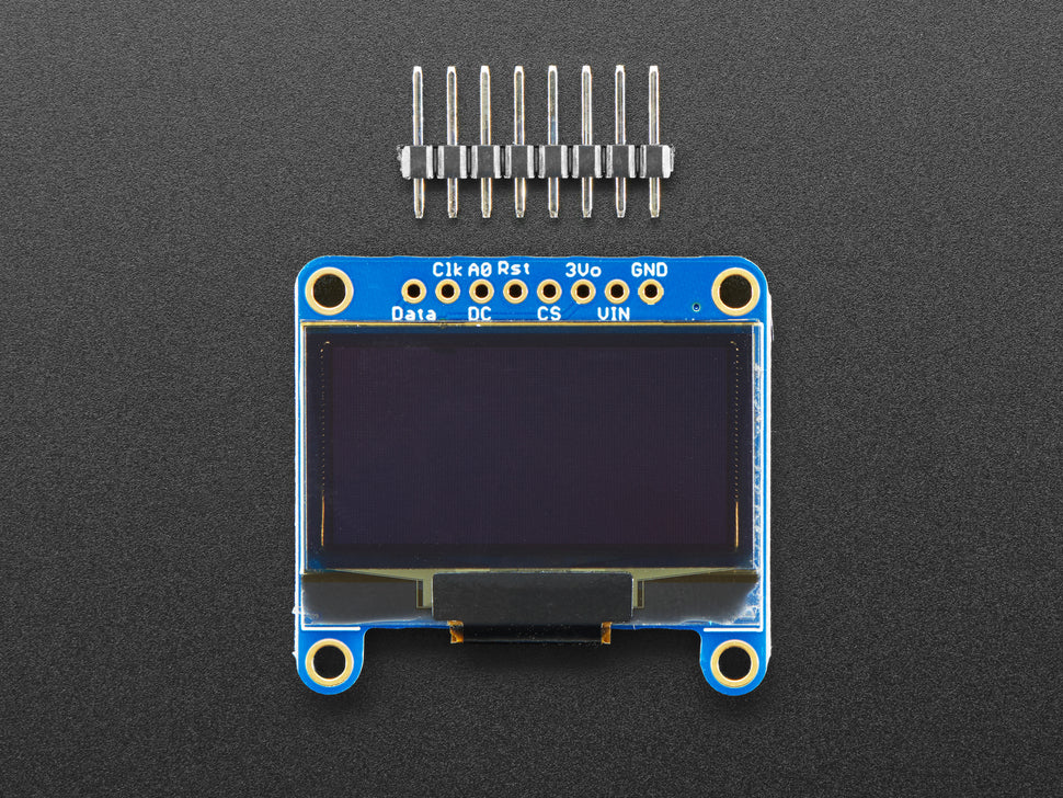 Monochrome 1.3" 128x64 OLED graphic display - STEMMA QT / Qwiic