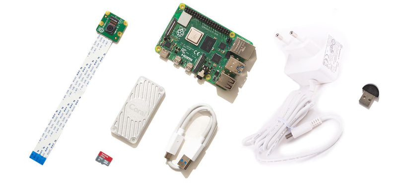 AIY Maker Kit (includes Raspberry Pi + Coral USB Accelerator)