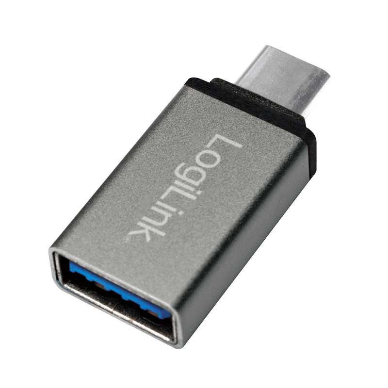 USB 3.2 Gen 1 Type-C Adapter, C/M zu USB-A/F, silber