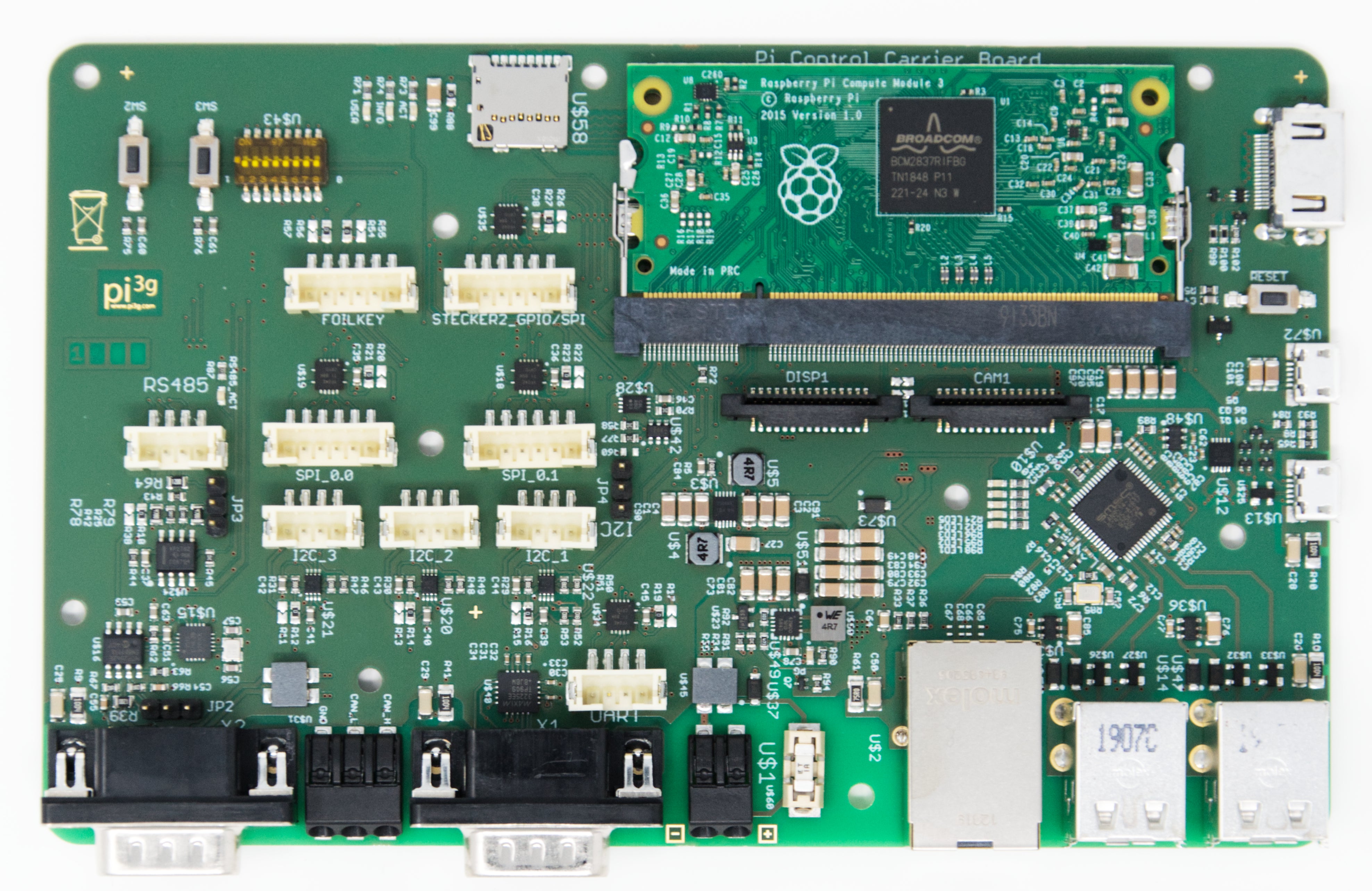 PCCB Pi Control Carrier Board for Raspberry Pi Compute Module