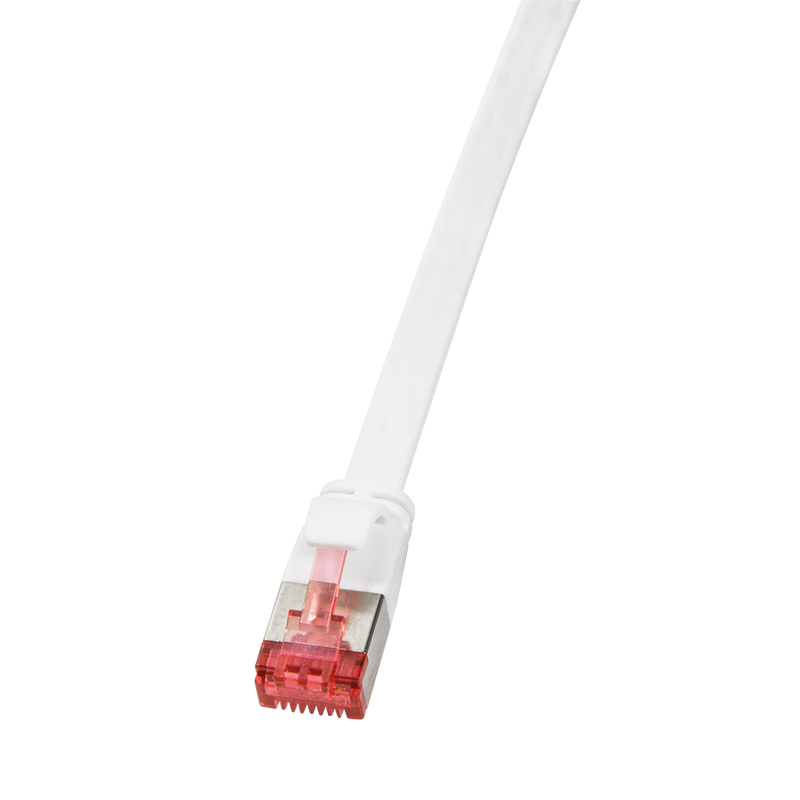 Cat 6 Netzwerkkabel SlimLine, Weiss, 2m (LogiLink)