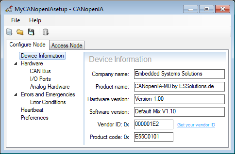 CANopenIA-M0 Starter Kit