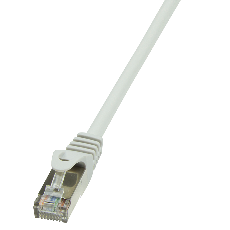 Netzwerkkabel Cat.5e F/UTP, grau, 0,5m (LogiLink)