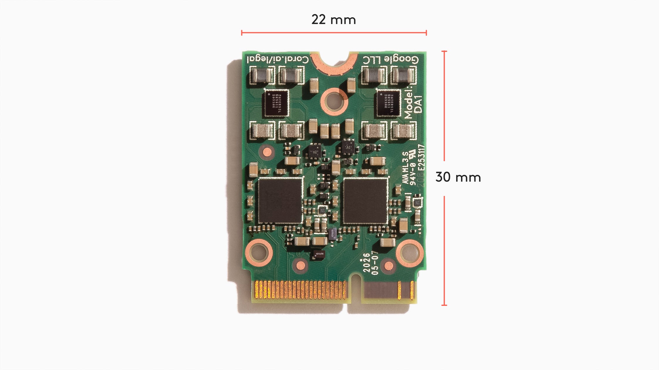 Google Coral M.2 Accelerator with Dual Edge TPU