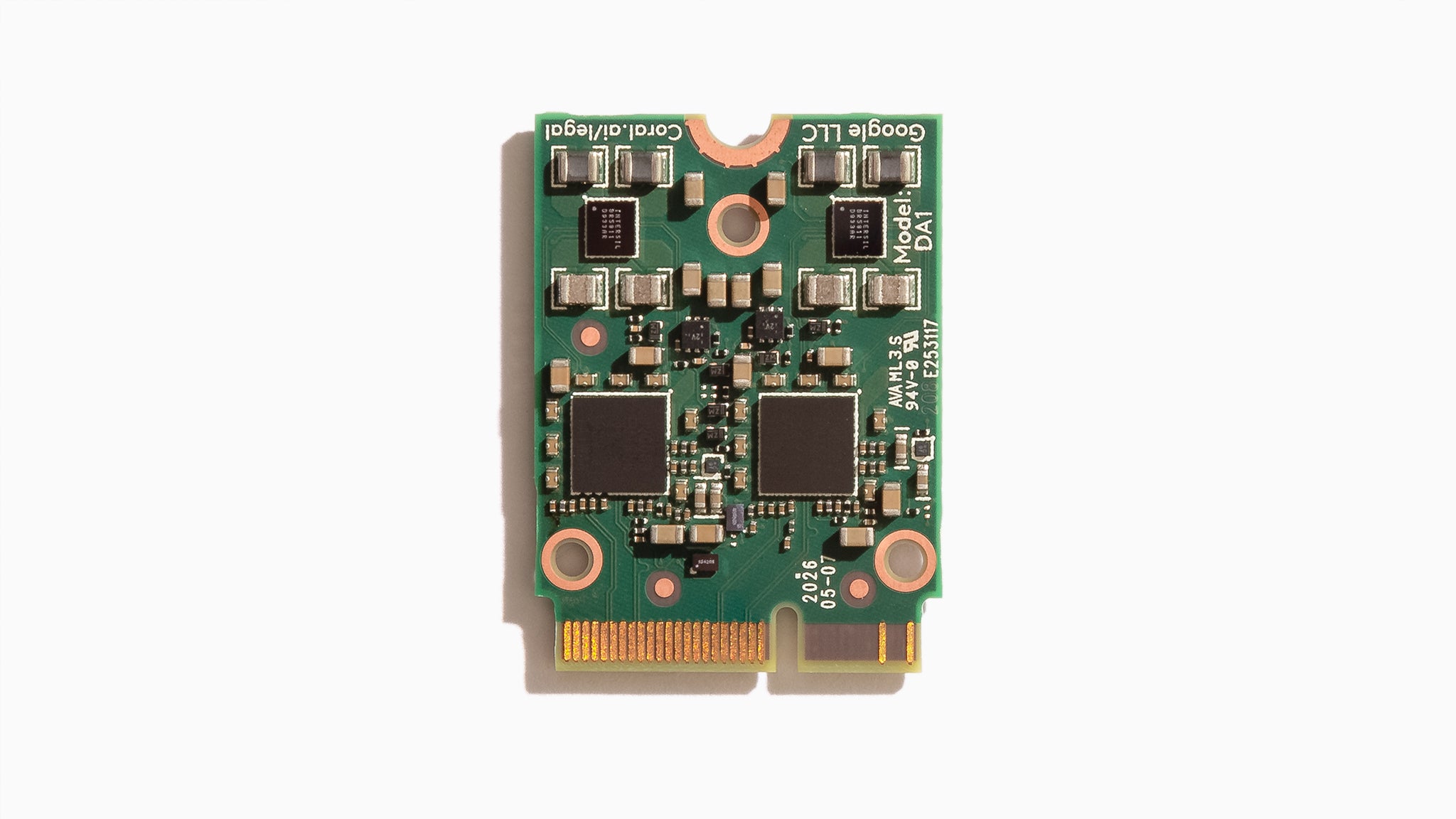 Google Coral M.2 Accelerator with Dual Edge TPU