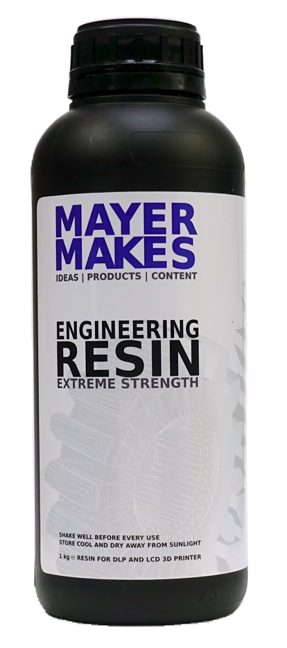 MAYER MAKES Engineering Resin dedicated 3D printing resin / 3D-Druckharz - 1kg
