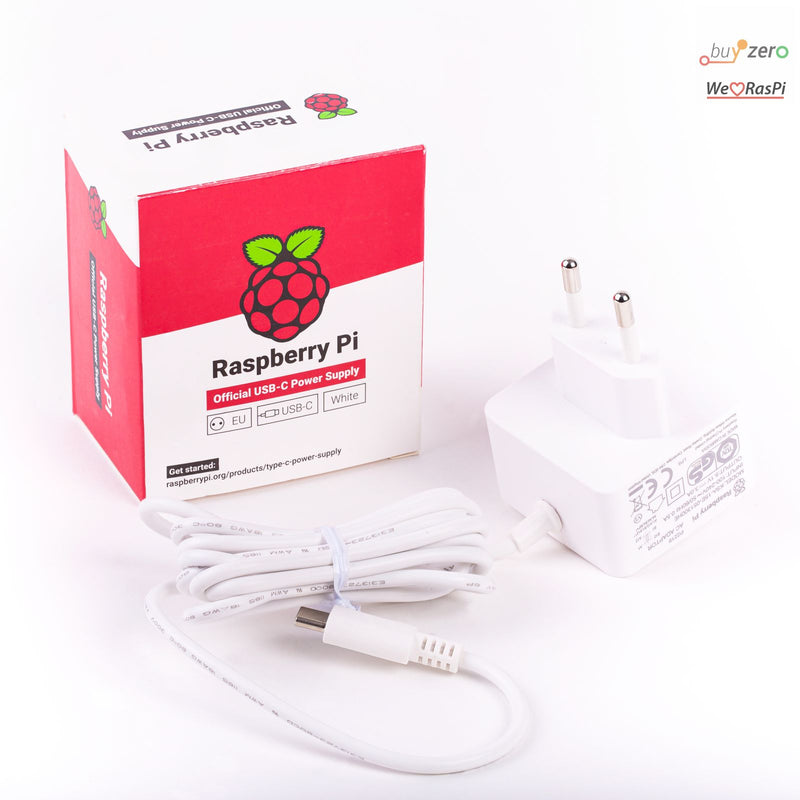 Raspberry Pi 15 W USB-C Netzteil (EU) (offizielles Netzteil)