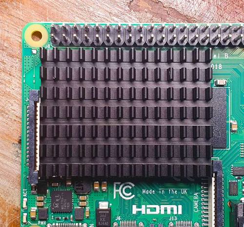 XL Raspberry Pi 4 Heatsink / Kühlkörper