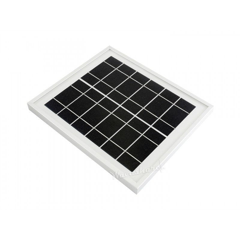 Waveshare 16158 - Solar Panel, 6V / 5W, mit 3,5x1,35mm Hohlstecker