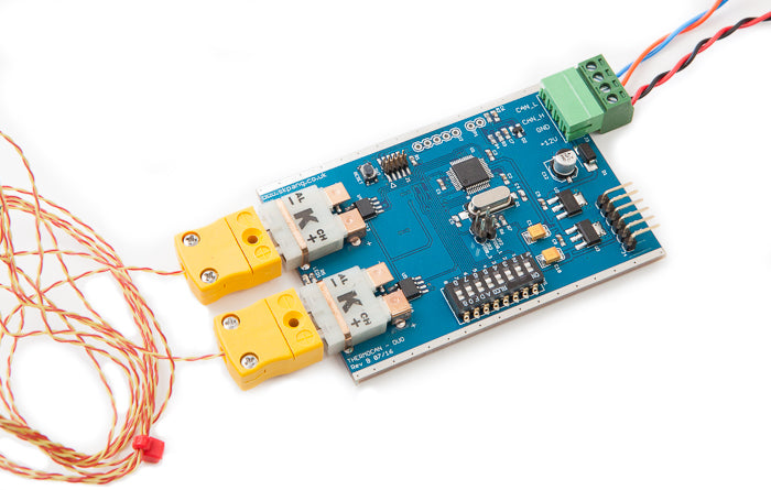 2 Channel CAN-Bus Thermocouple Interface K-Type