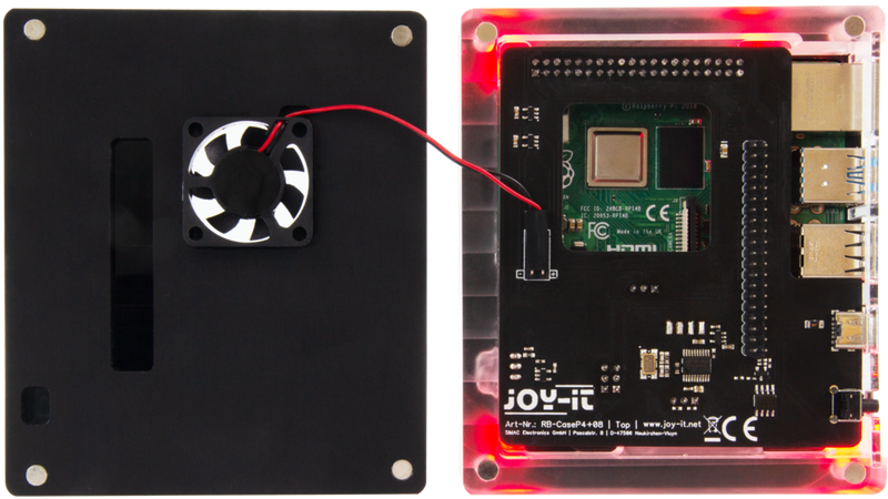 Magnetisches Multimediagehäuse für alle Raspberry Pi 4 Modelle