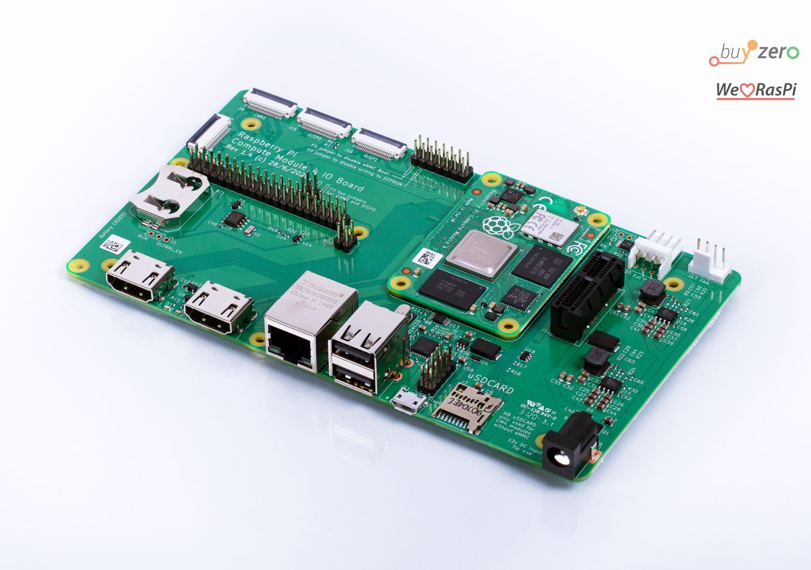 CM4IO Board for Compute Module 4 (CM4 Evaluation Board)