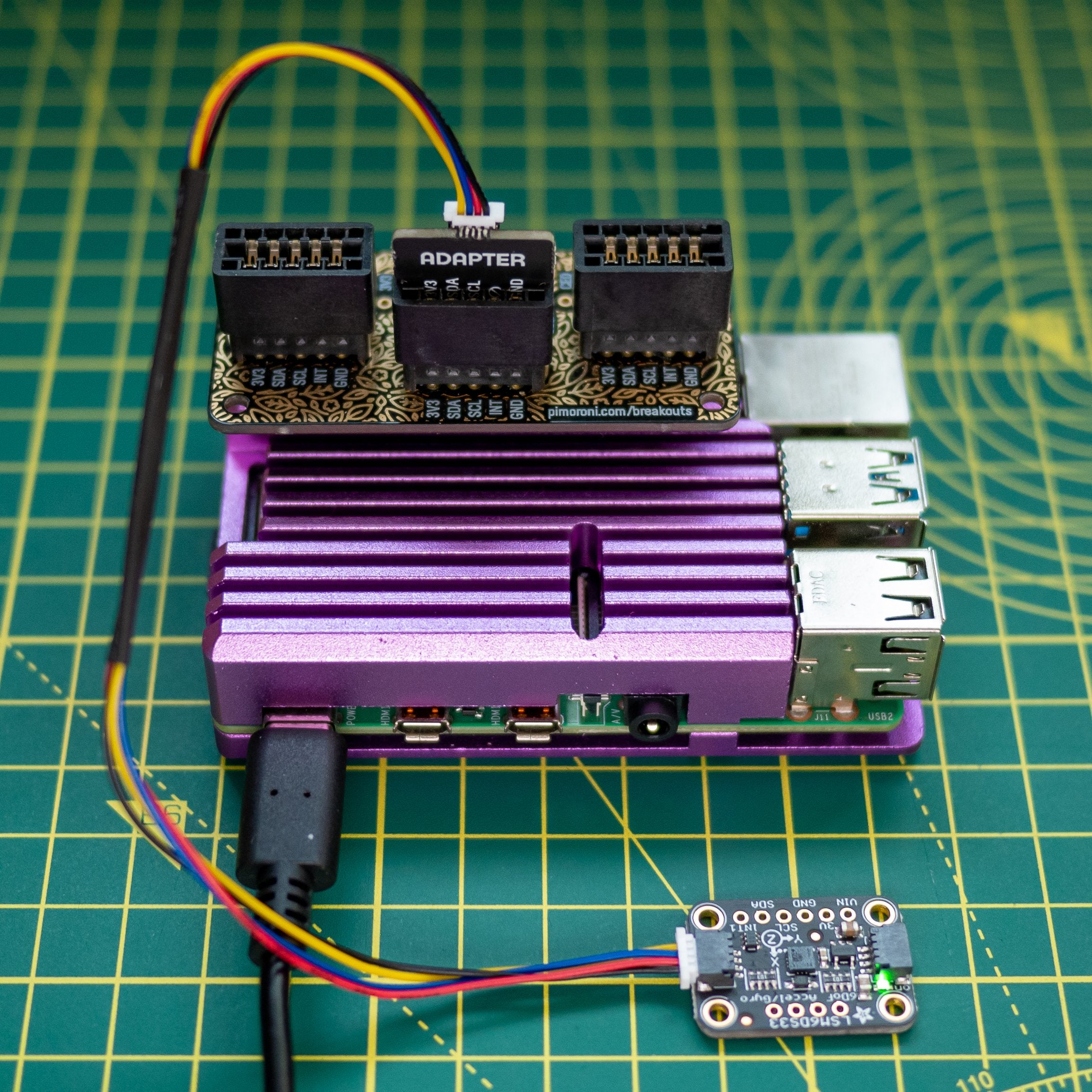 Breakout Garden to STEMMA QT / Qwiic Adapter