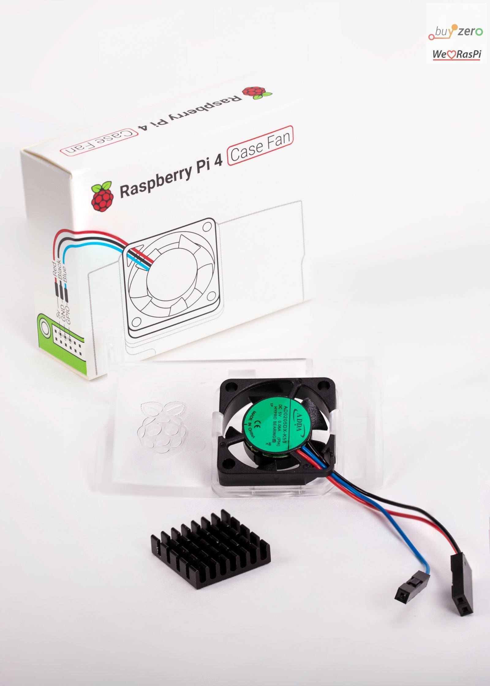 original Raspberry Pi 4 Gehäuselüfter