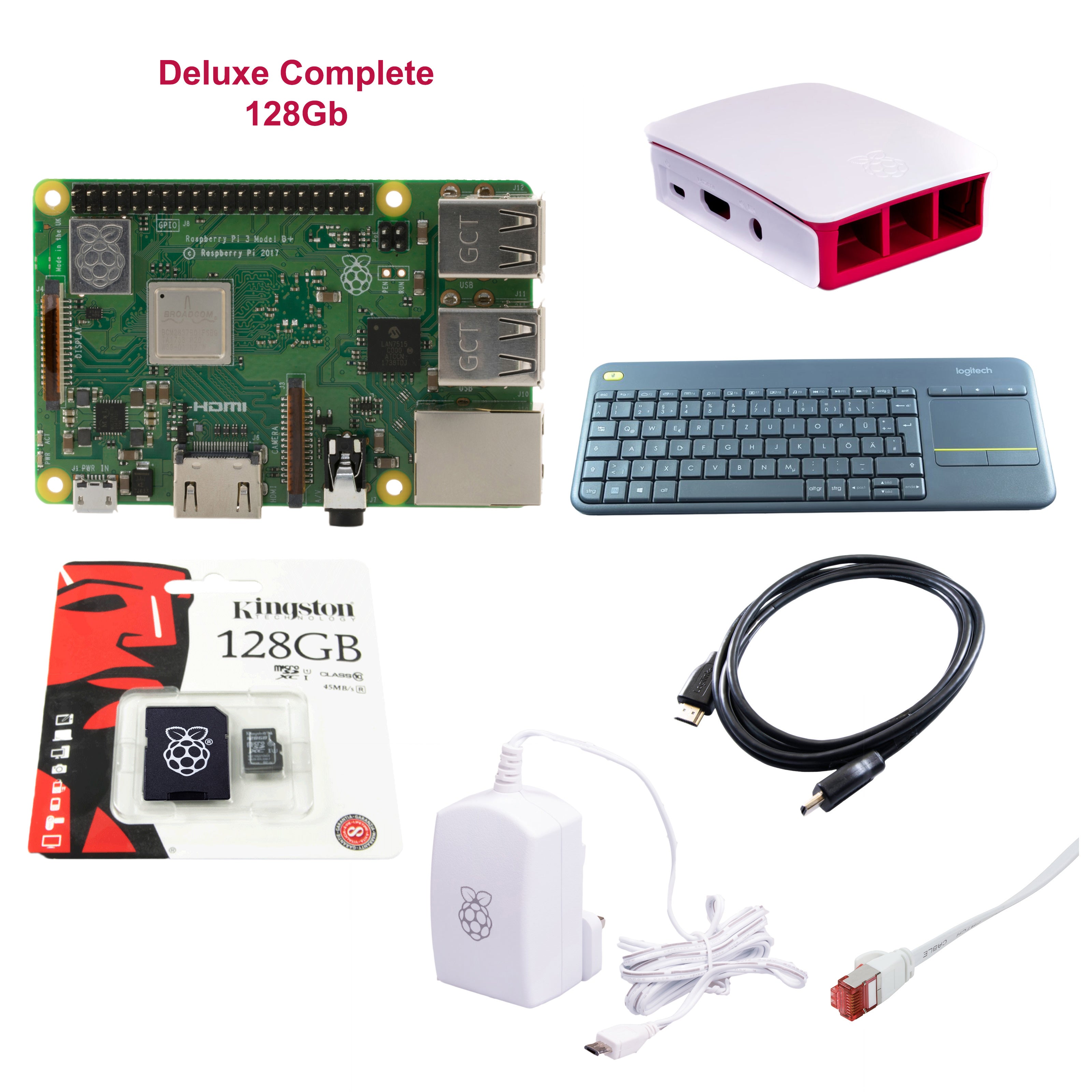 Deluxe Complete Kit: Raspberry Pi 3 Model B+