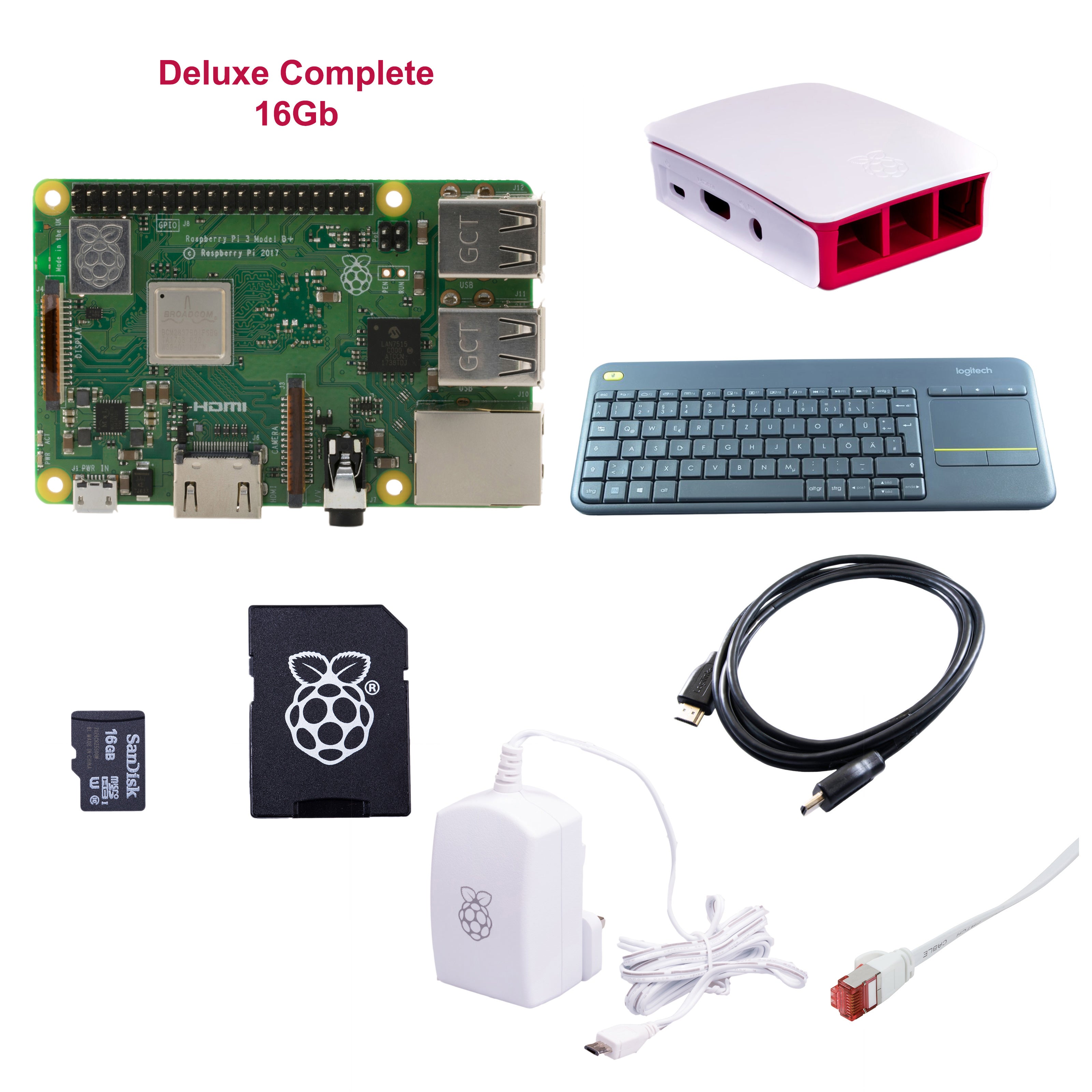 Deluxe Complete Kit: Raspberry Pi 3 Model B+