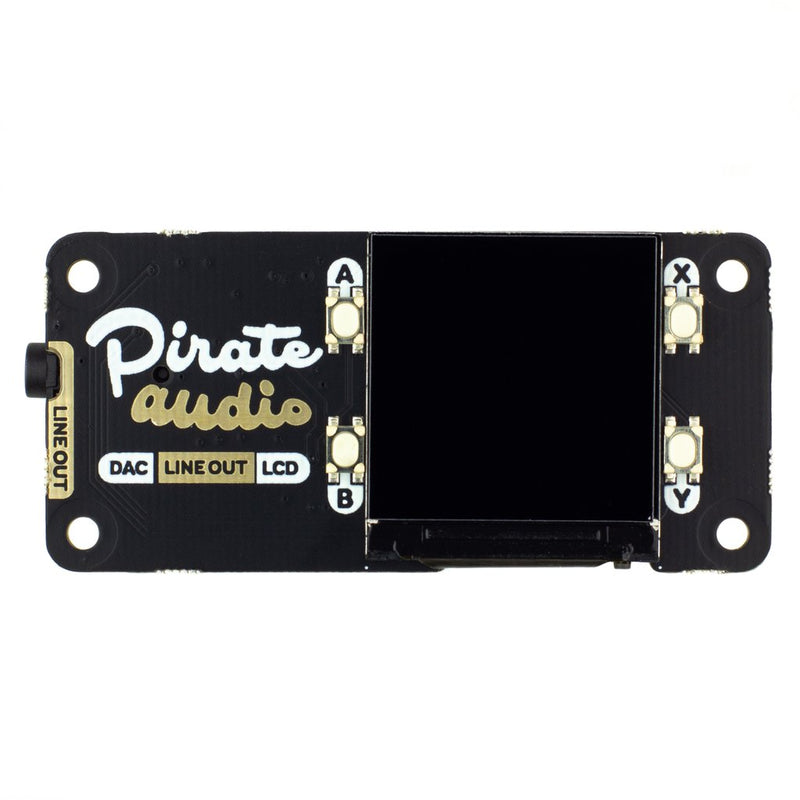 Pirate Audio: Line-out for Raspberry Pi (Analog Audio HAT)