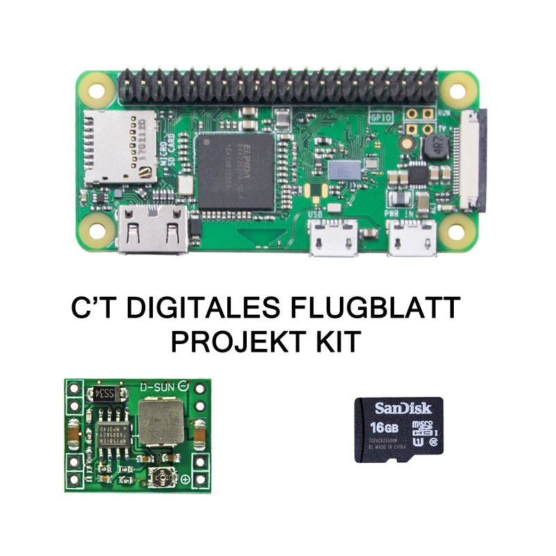 CT Pi Zero W Digitales Flugblatt Kit