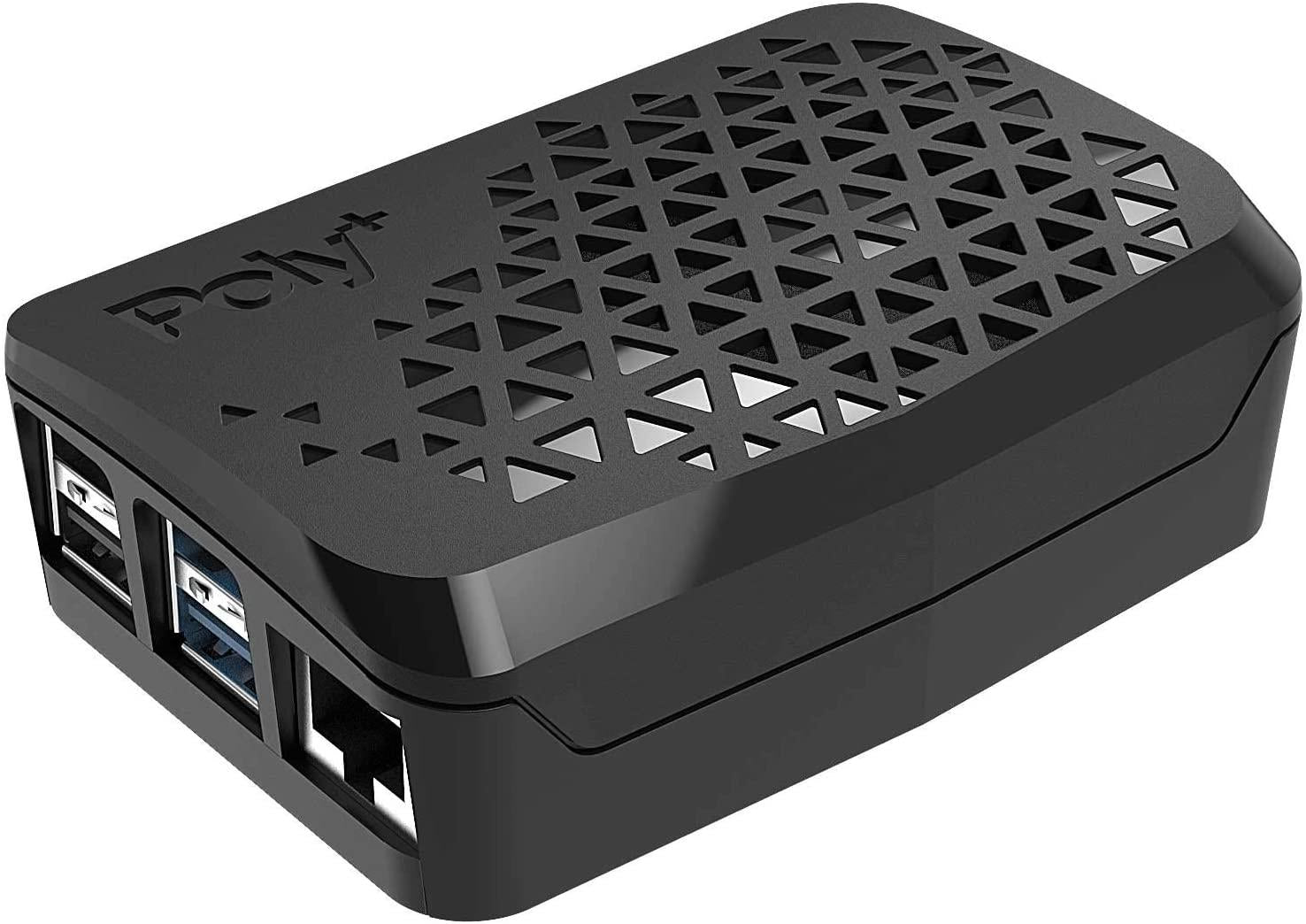 Argon Poly + Vented, Gehäuse für Raspberry Pi 4, schwarz