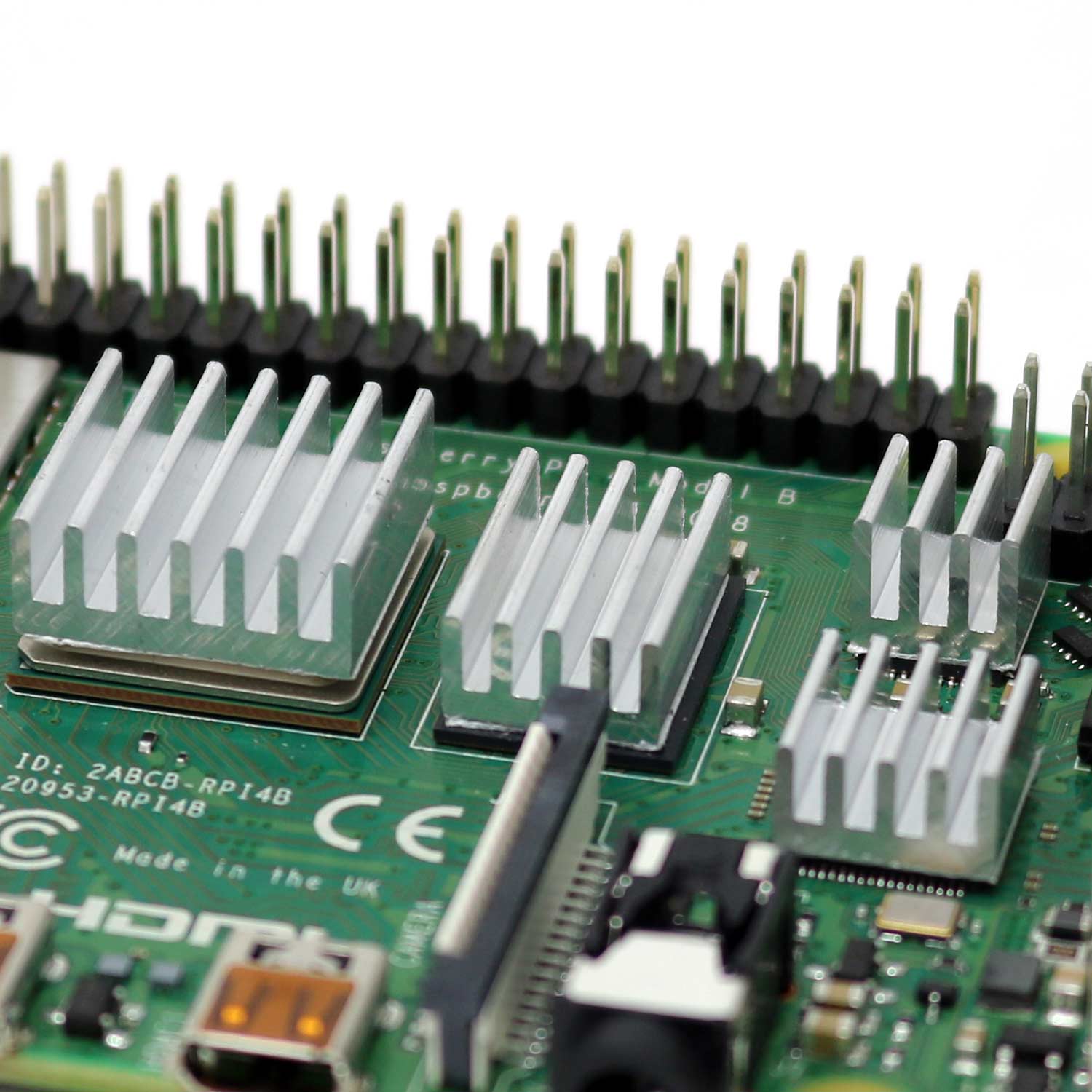 4-teiliges Raspberry Pi 4 Heatsink Set