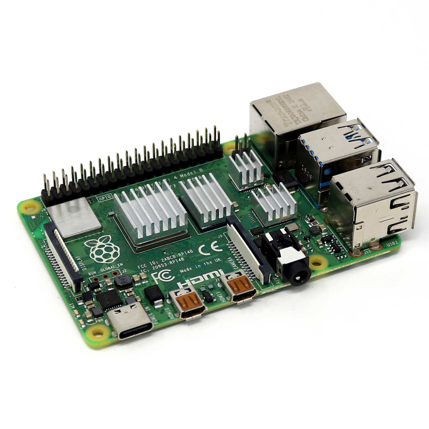 4-teiliges Raspberry Pi 4 Heatsink Set