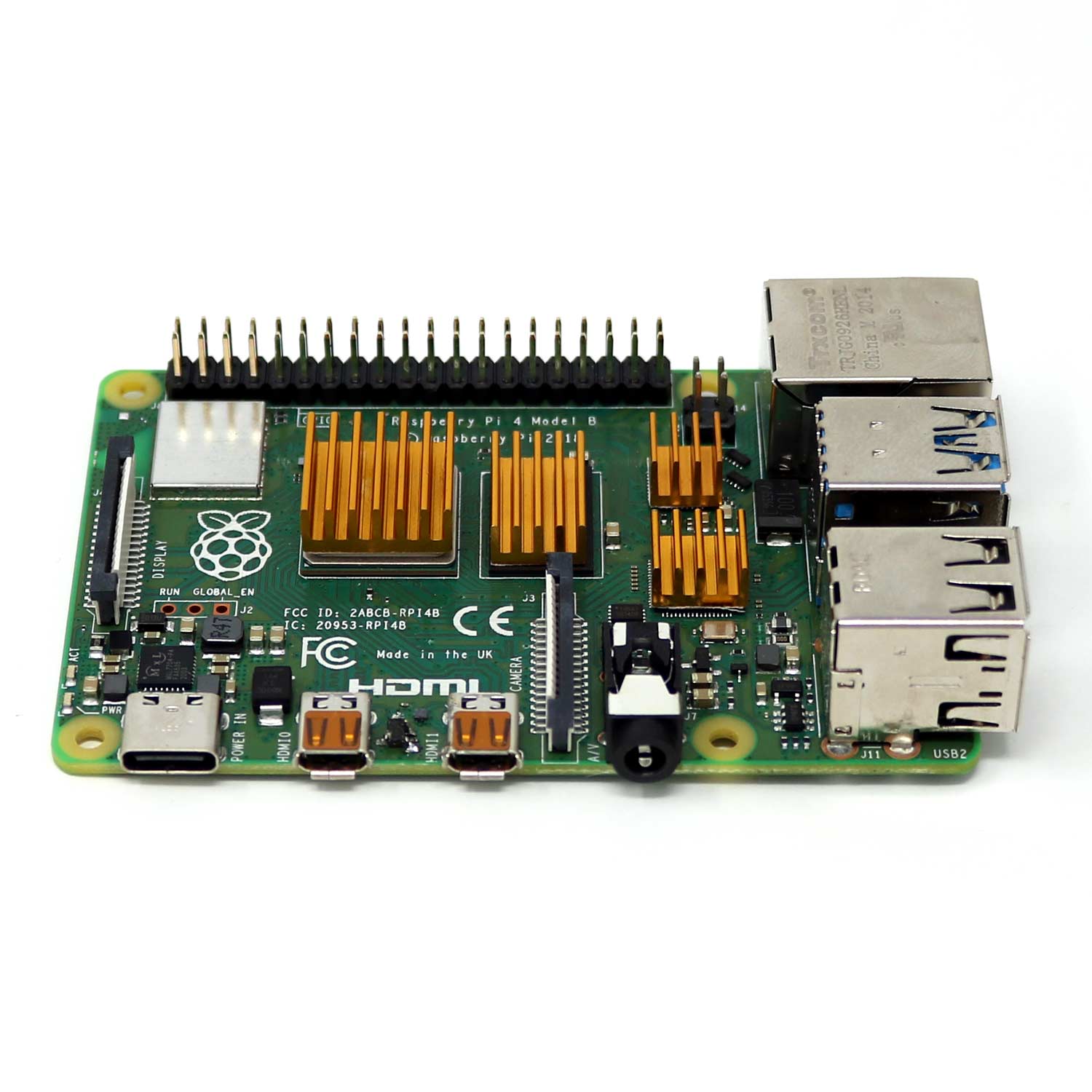 4-teiliges Raspberry Pi 4 Heatsink Set