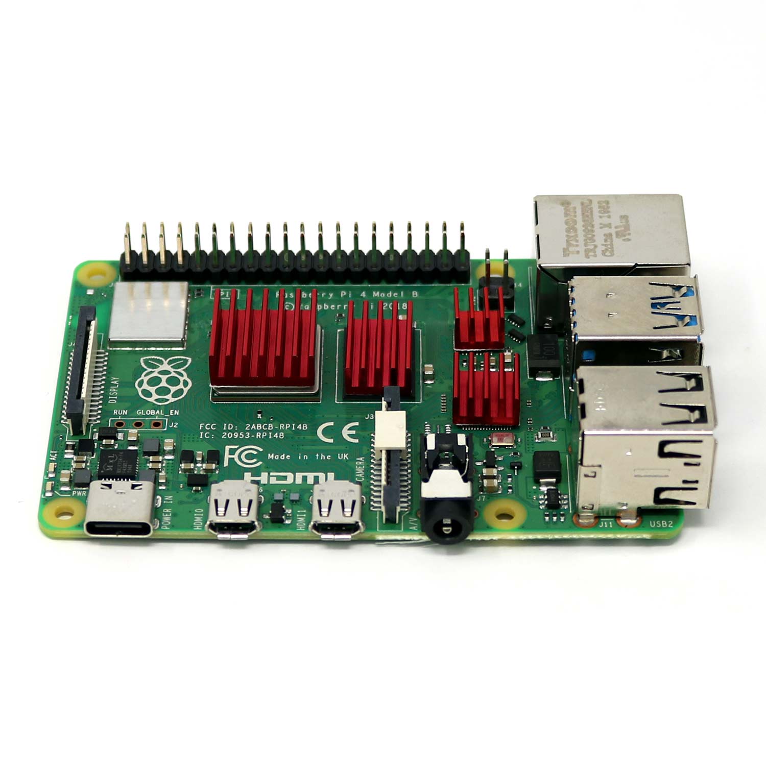 4-teiliges Raspberry Pi 4 Heatsink Set