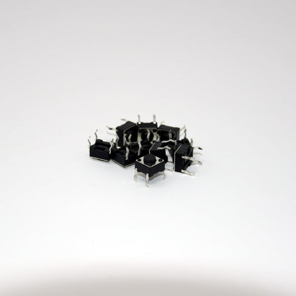 Taktiler Taster 12x12 5x Micro Mini Taster 12x12mm – Gelbe Taste Für Leiterplatte (PCB), 24V Taktiler Taster 12x12 5x Micro Mini Taster 12x12mm – Gelbe Taste Für Leiterplatte (PCB), 24V