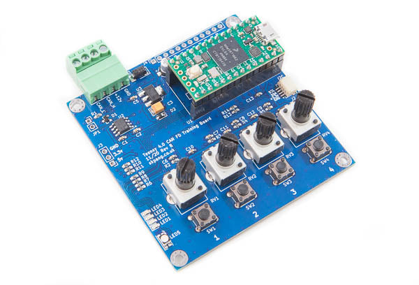 Teensy 4.0 Classic CAN and CAN FD Training Board