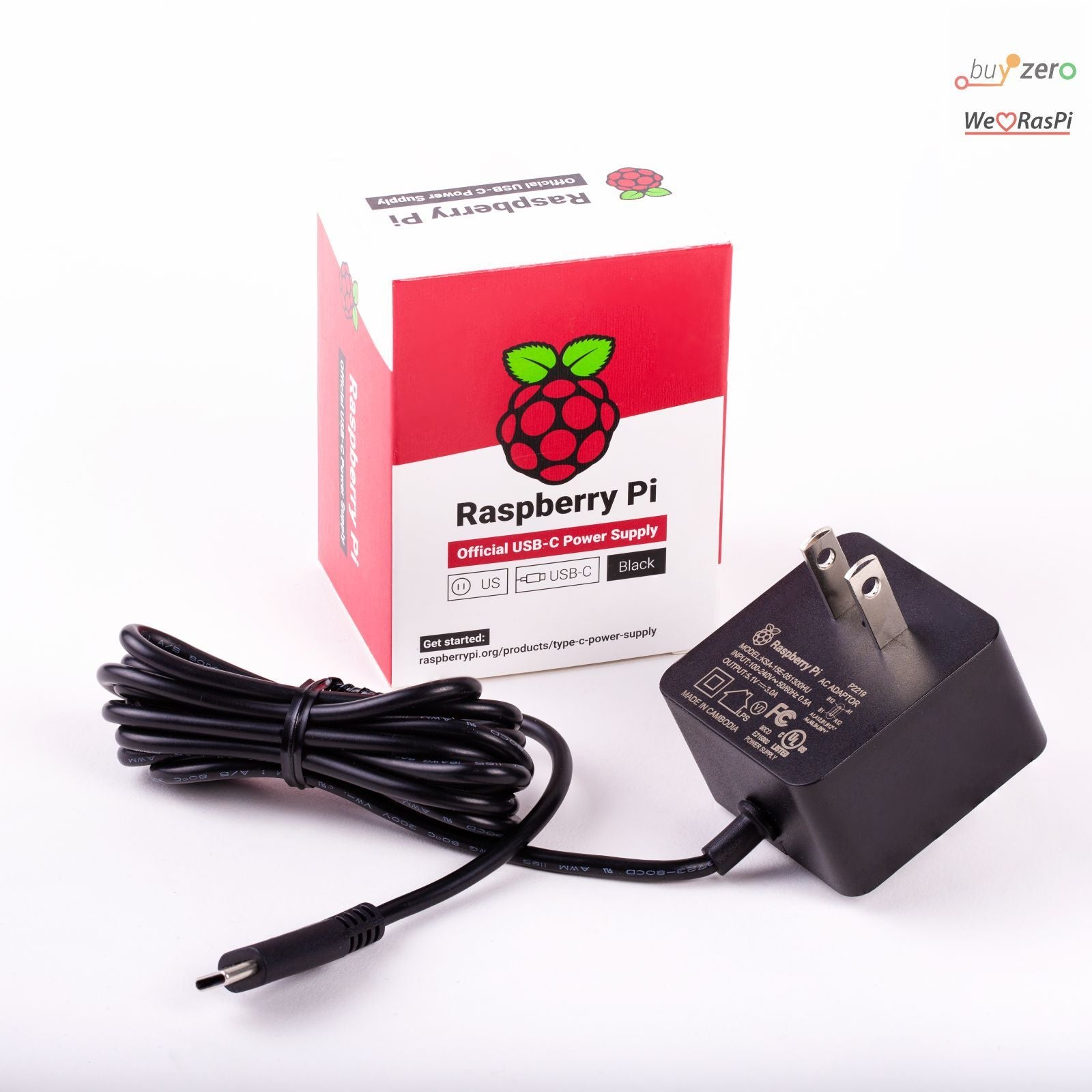 Raspberry Pi 15 W USB-C Netzteil (offizielles Netzteil)