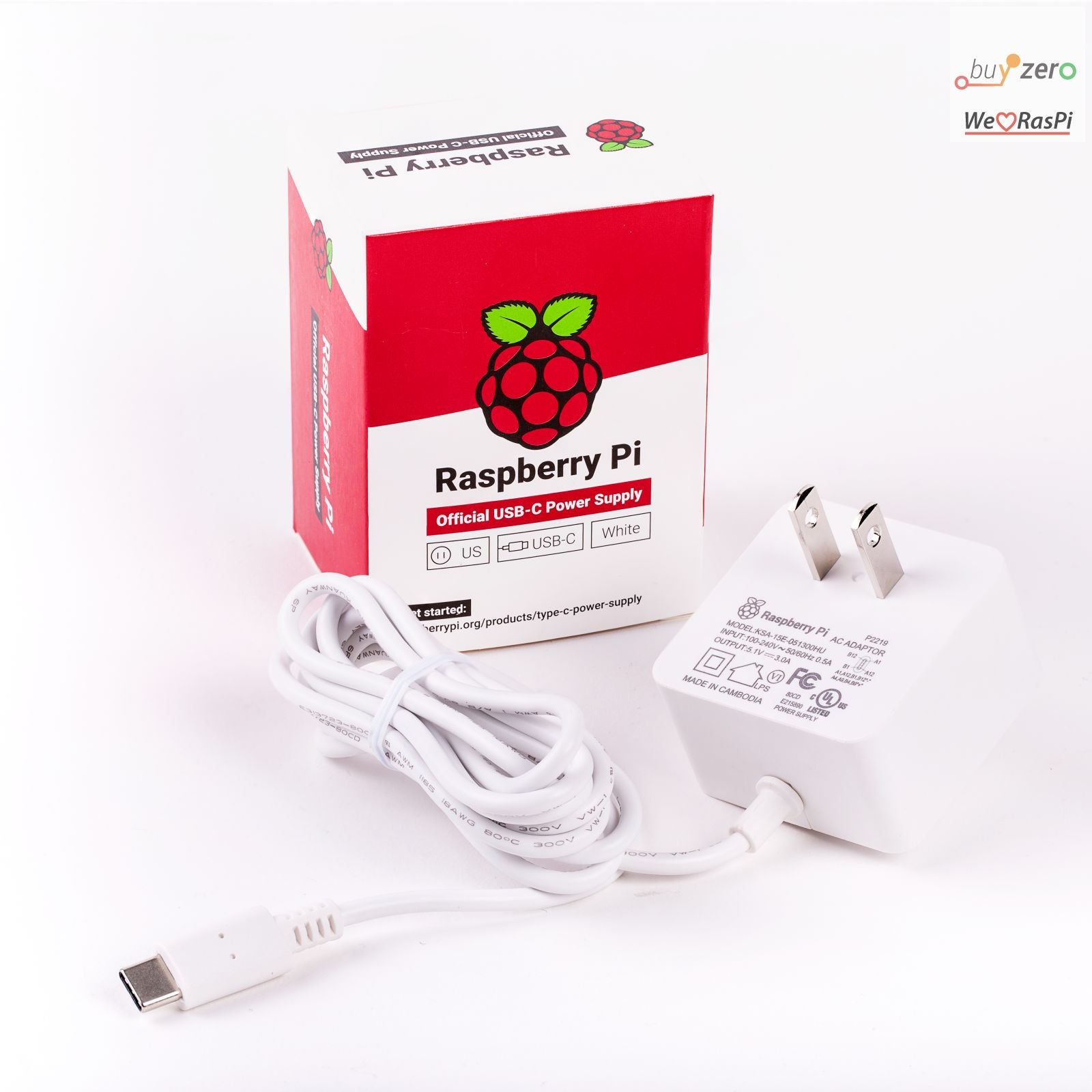 Raspberry Pi 15 W USB-C Netzteil (offizielles Netzteil)