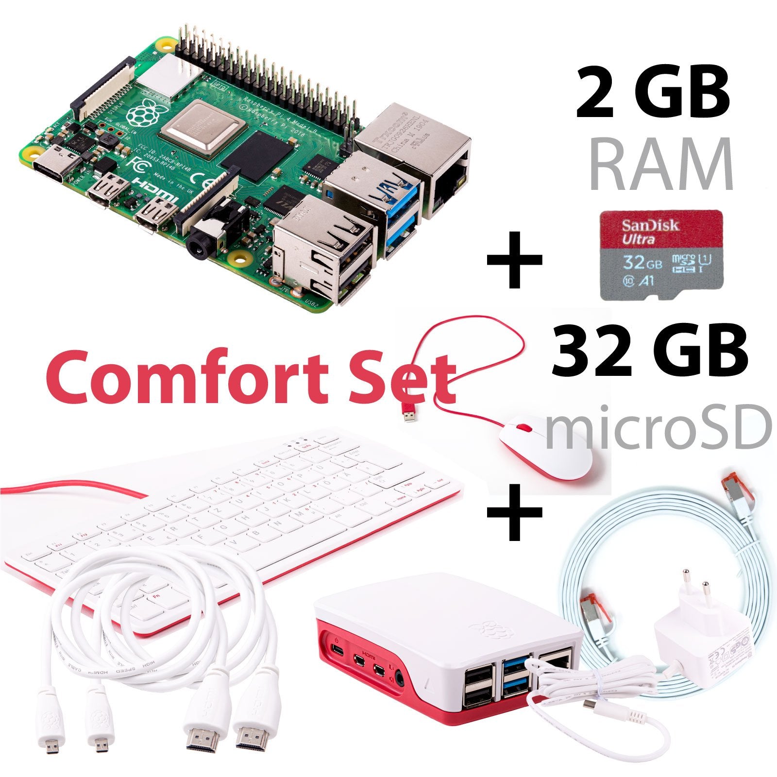 Raspberry Pi 4B 1GB/2GB/4GB