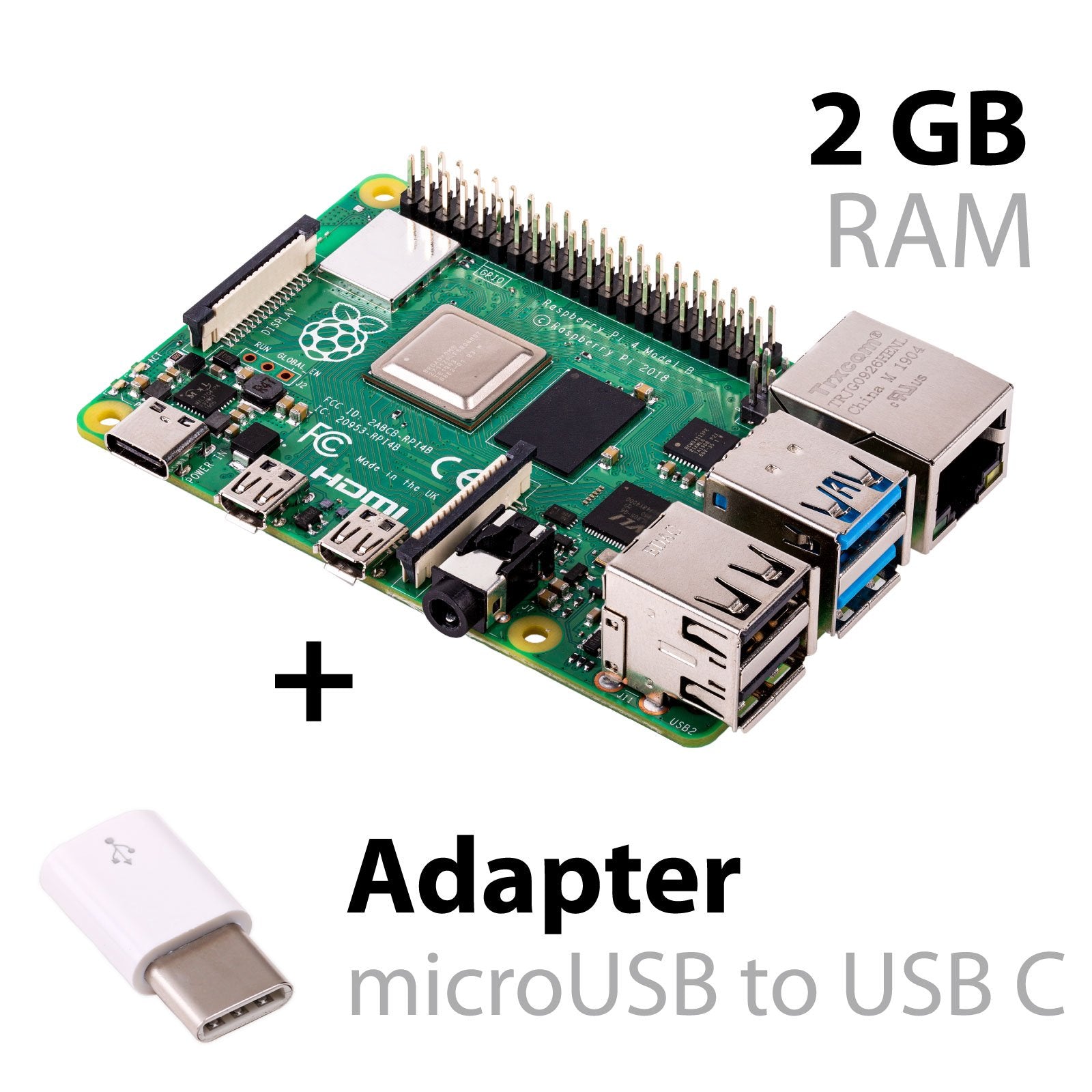 Raspberry Pi 4B 1GB/2GB/4GB