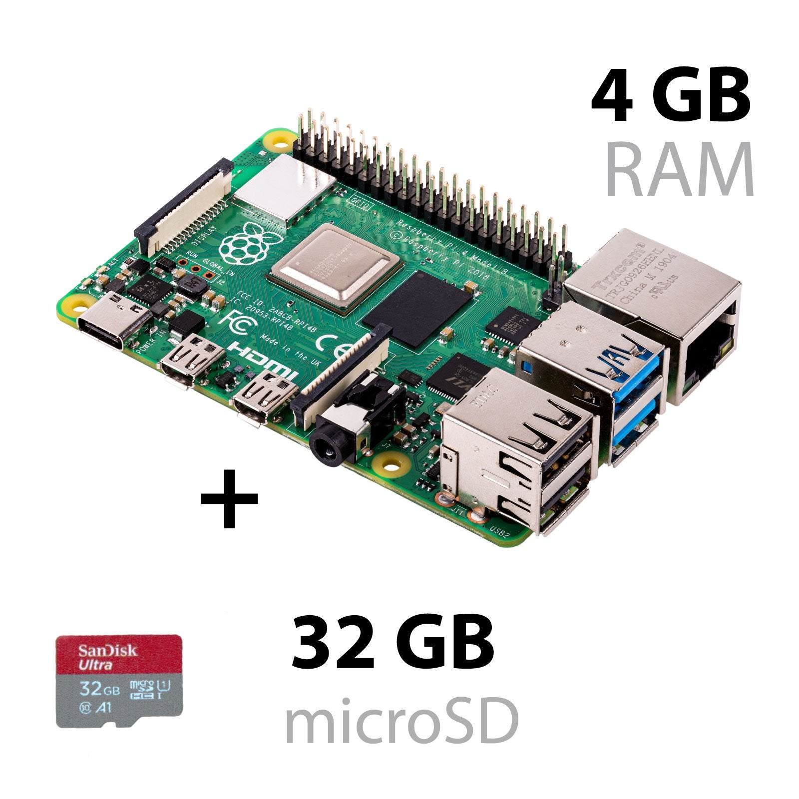 Raspberry Pi 4B 1GB/2GB/4GB