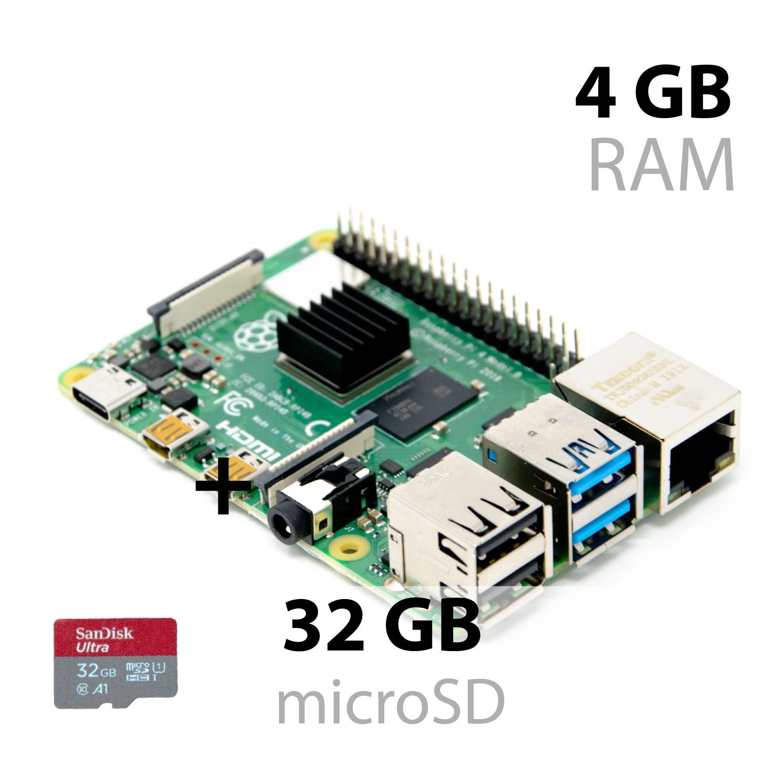 Raspberry Pi 4B 1GB/2GB/4GB