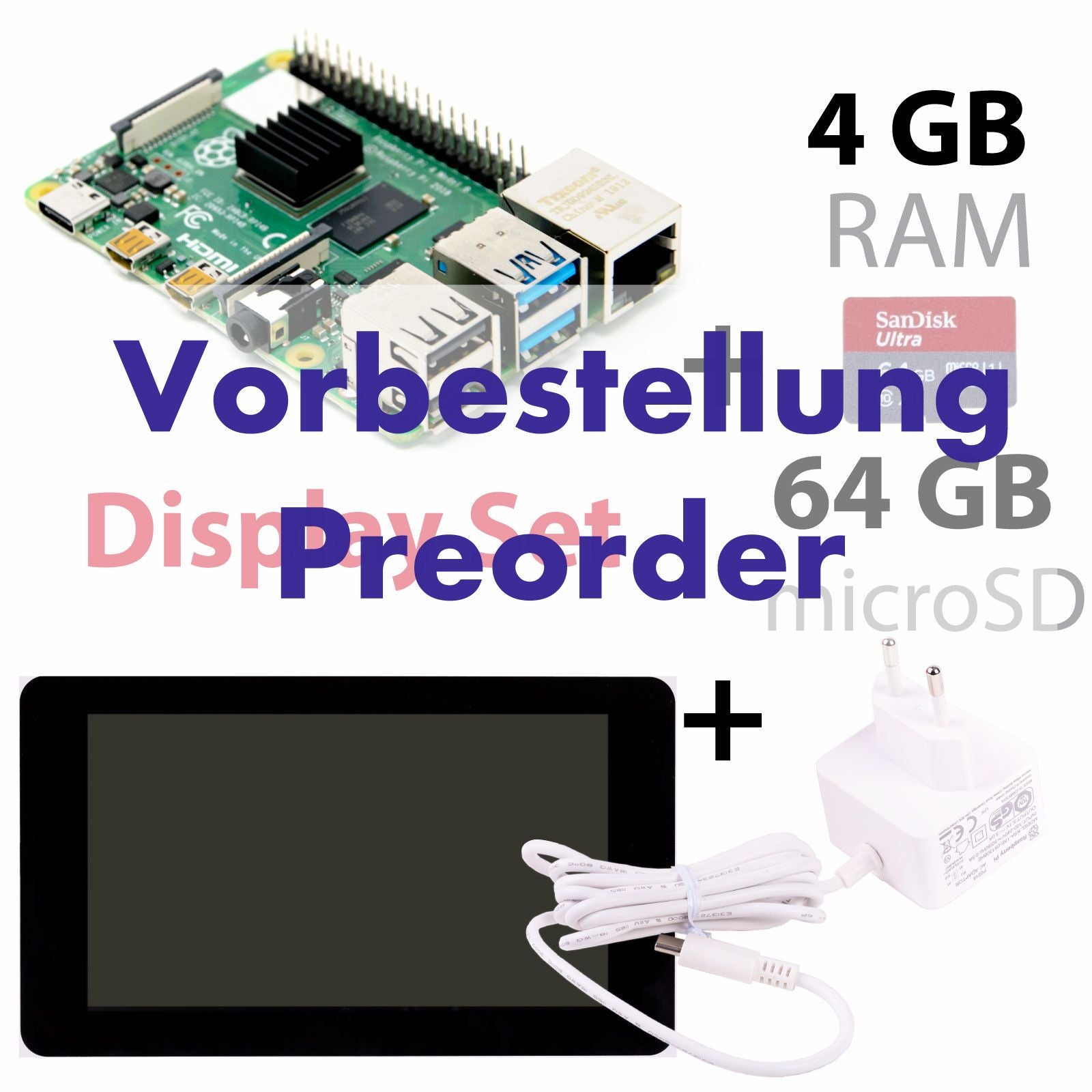 Raspberry Pi 4B 1GB/2GB/4GB