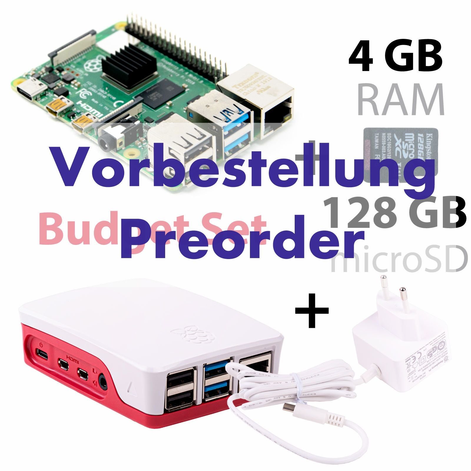 Raspberry Pi 4B 1GB/2GB/4GB