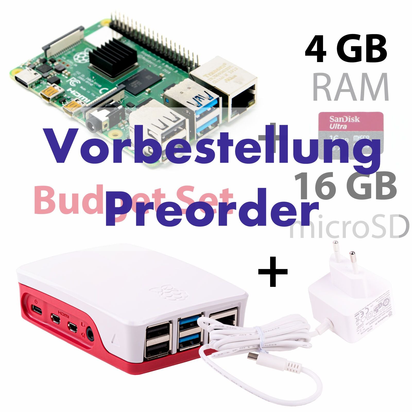 Raspberry Pi 4B 1GB/2GB/4GB