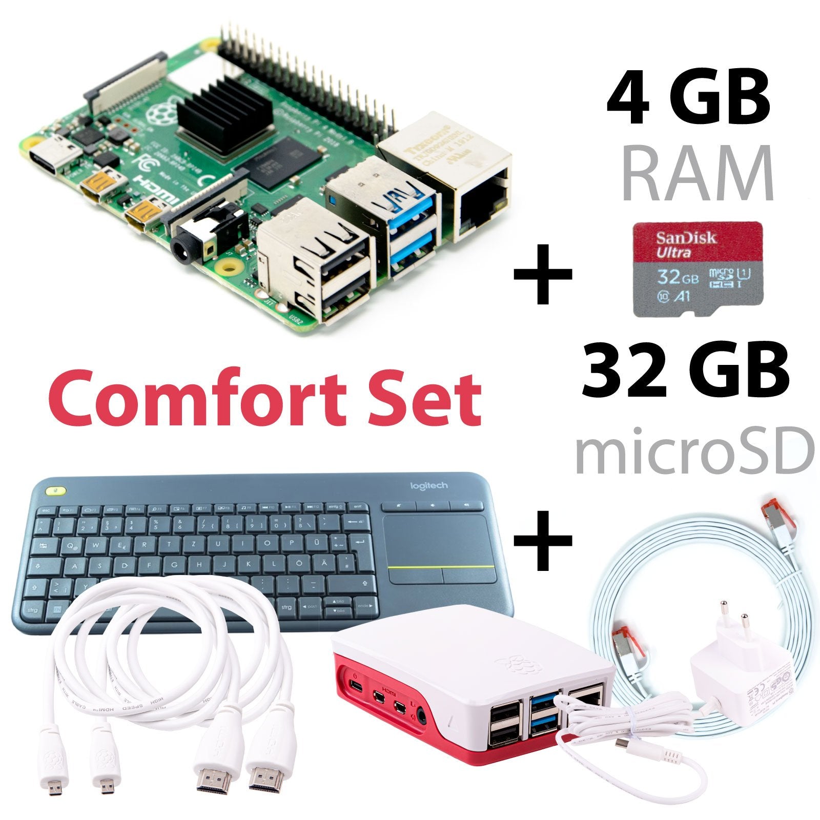 Raspberry Pi 4B 1GB/2GB/4GB