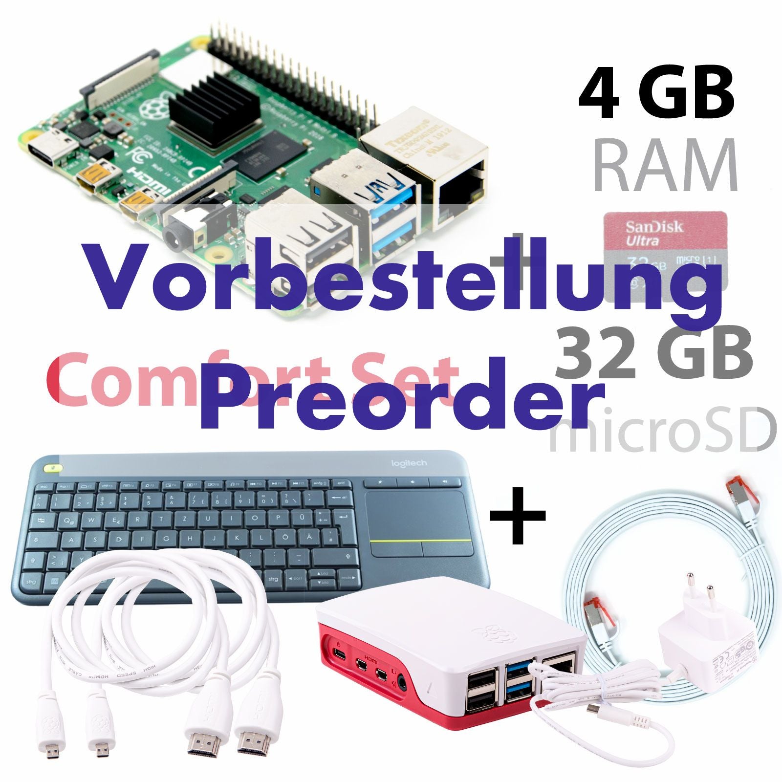 Raspberry Pi 4B 1GB/2GB/4GB