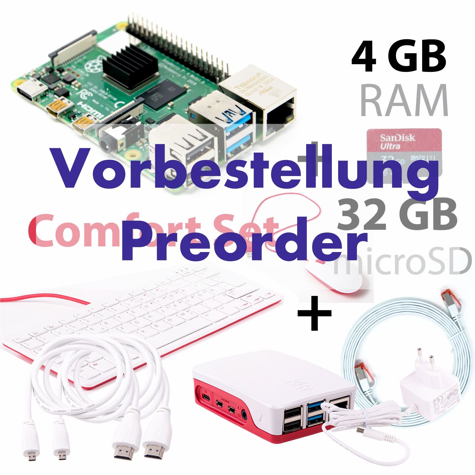 Raspberry Pi 4B 1GB/2GB/4GB