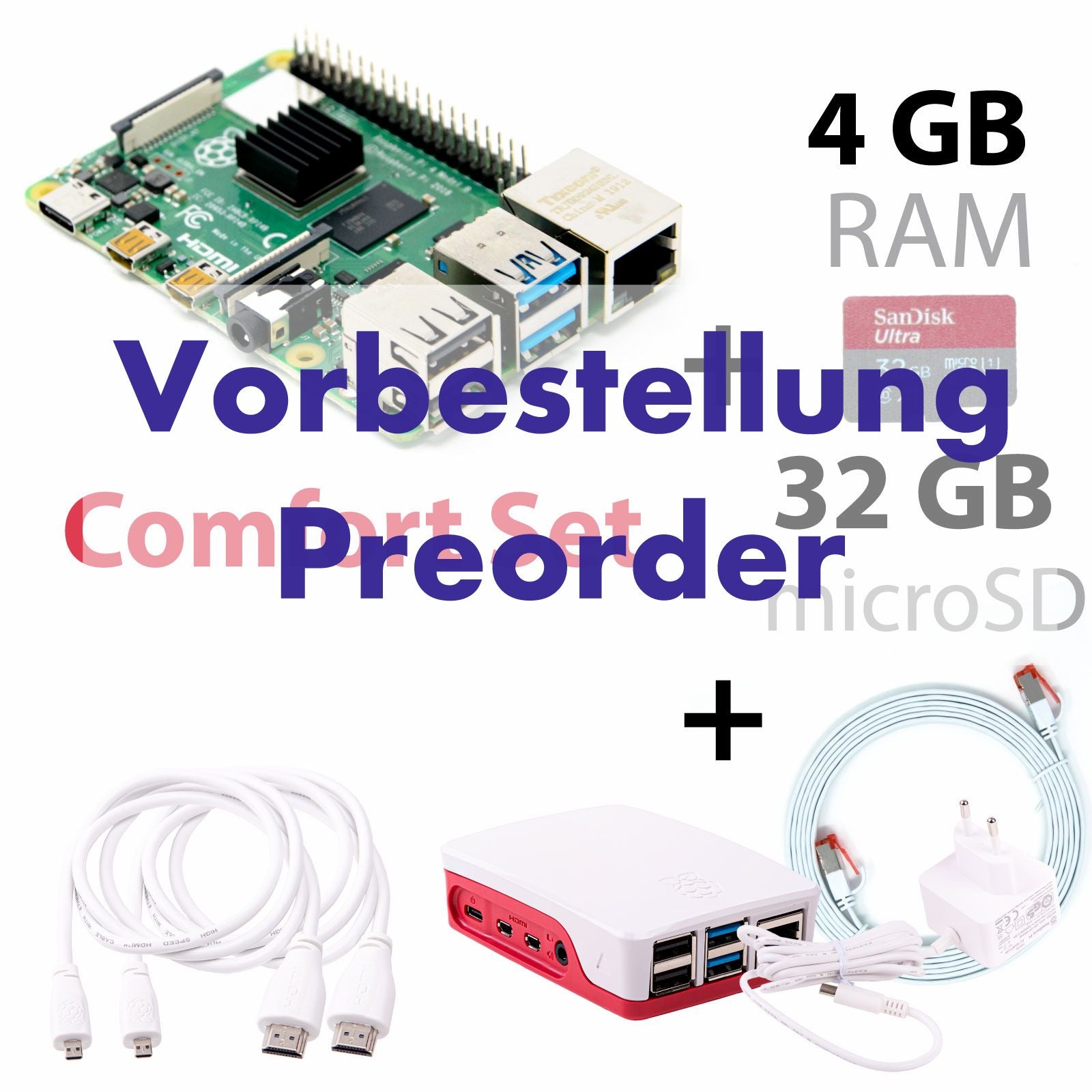 Raspberry Pi 4B 1GB/2GB/4GB