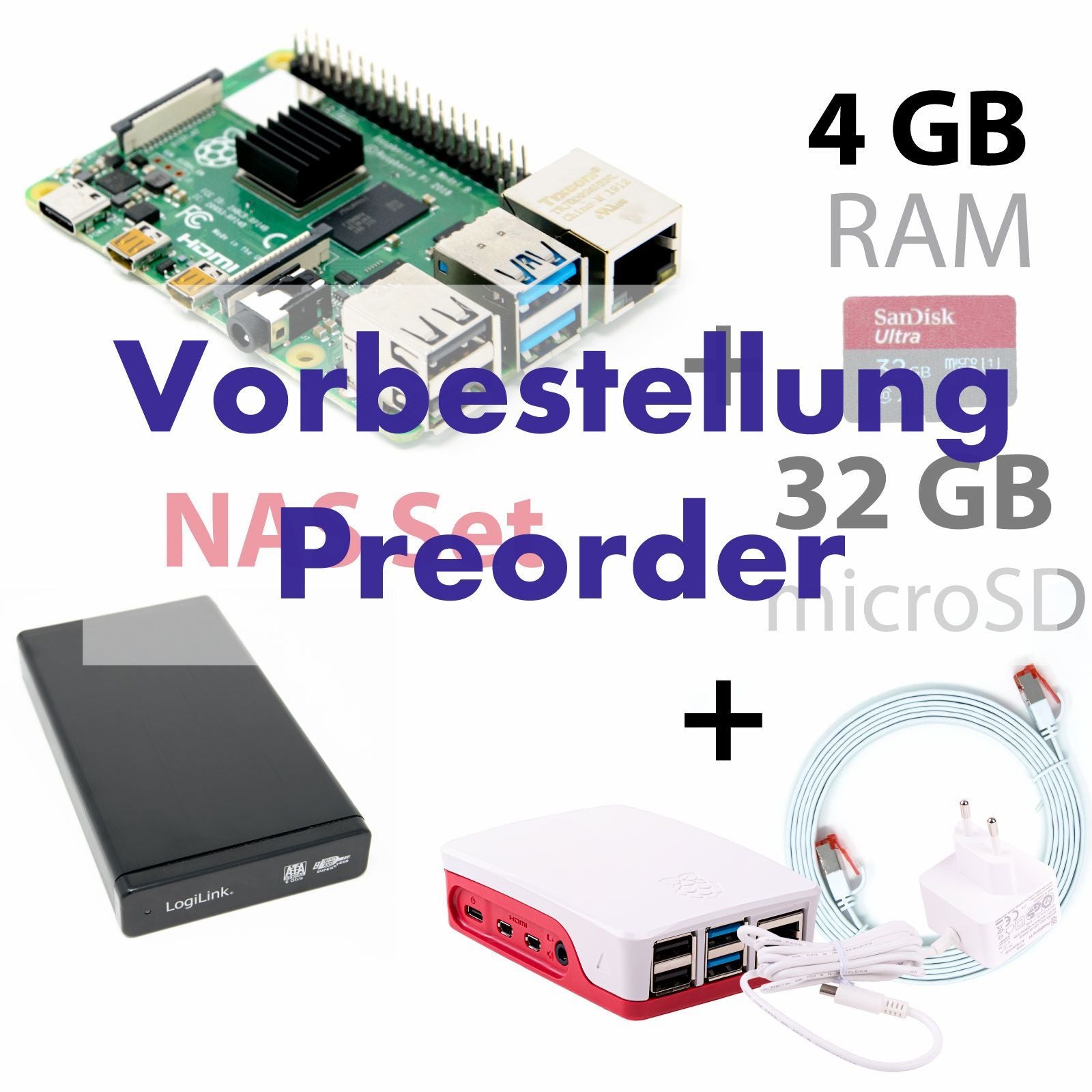 Raspberry Pi 4B 1GB/2GB/4GB