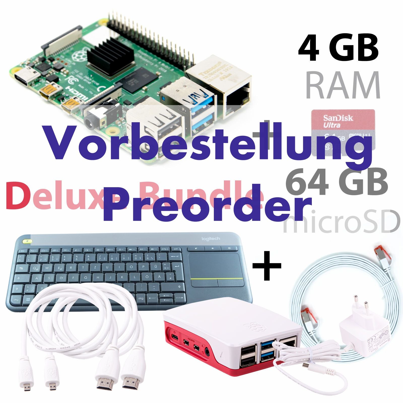 Raspberry Pi 4B 1GB/2GB/4GB