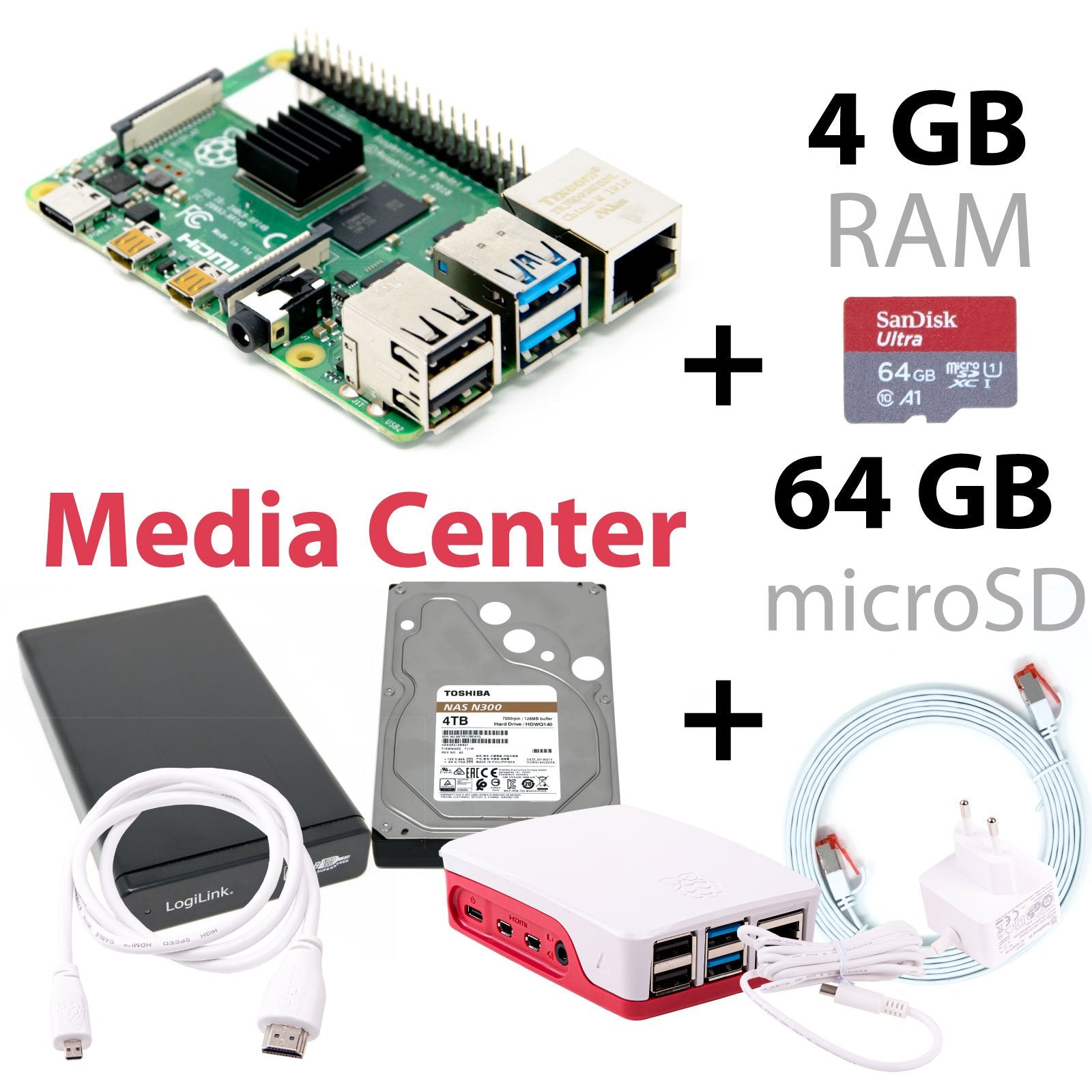 Raspberry Pi 4B 1GB/2GB/4GB