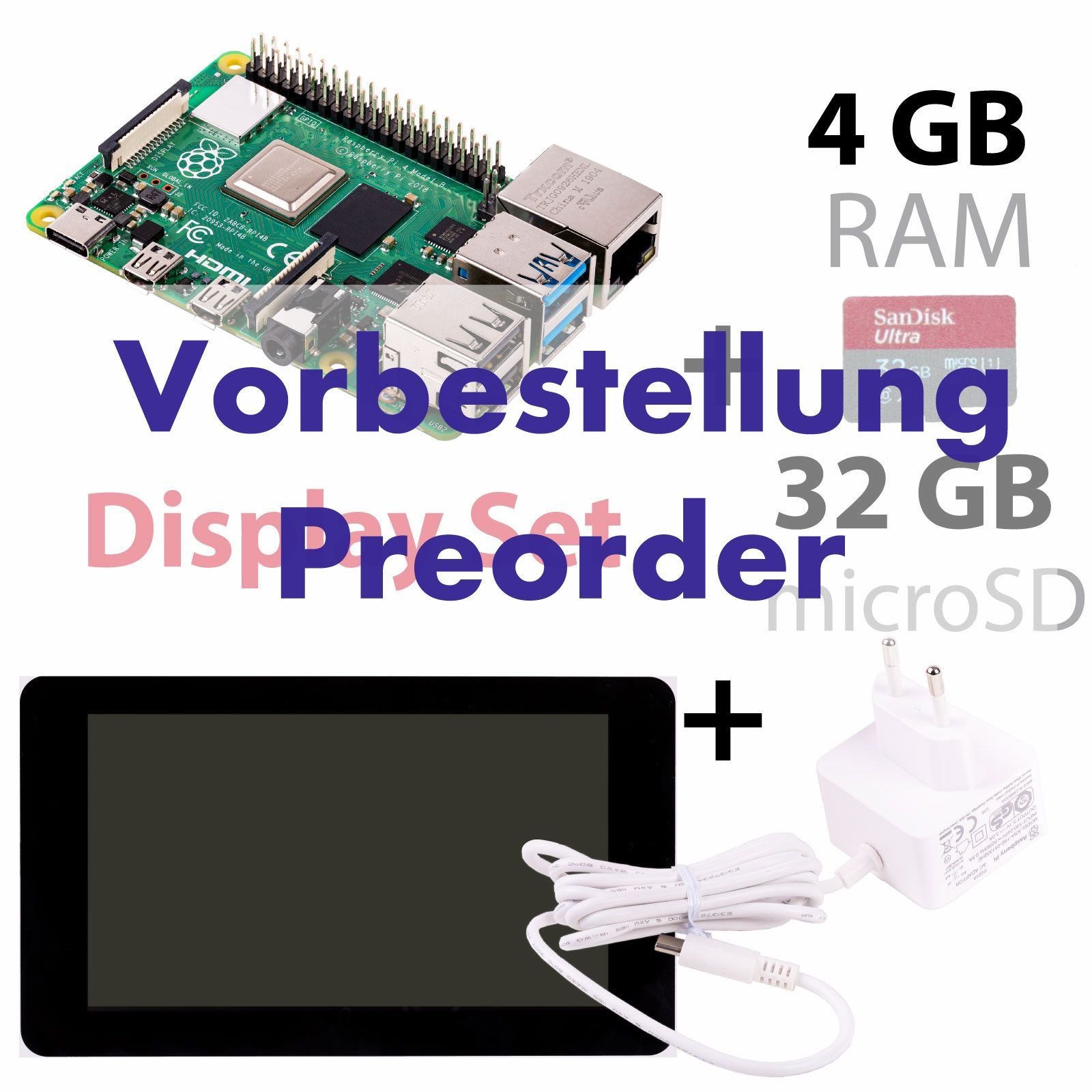 Raspberry Pi 4B 1GB/2GB/4GB